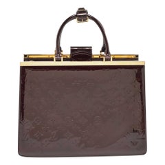 Louis Vuitton Amarante Monogram Vernis Deesse GM Bag