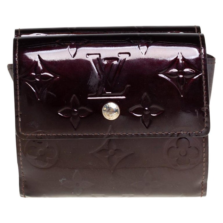Louis Vuitton Amarante Monogram Vernis Elise Wallet For Sale at 1stDibs | lv  vernis wallet, louis vuitton vernis wallet, louis vuitton elise wallet
