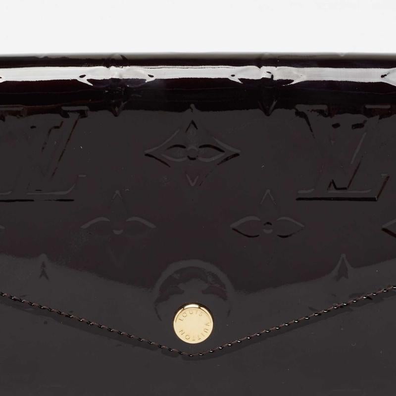 Louis Vuitton Amarante Monogram Vernis Jeanne Wallet 2