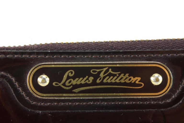 Louis Vuitton Amarante Monogram Vernis Key Pouch NM Pochette Cles 66lk825s