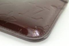 Louis Vuitton Louis Vuitton Amarante Monogramm Vernis Schlüsselbeutel NM Pochette Knöpfe 66lk825s