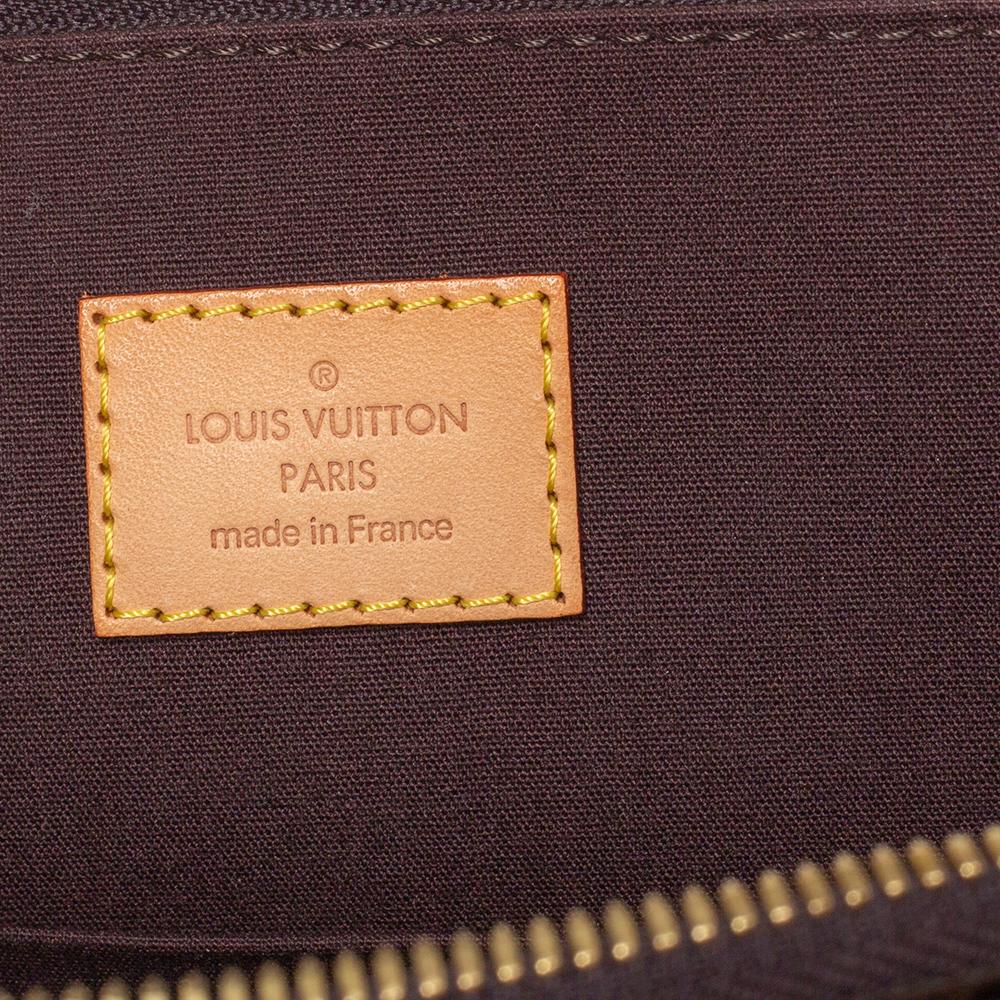 Louis Vuitton Amarante Monogram Vernis Leather Alma PM Bag 3