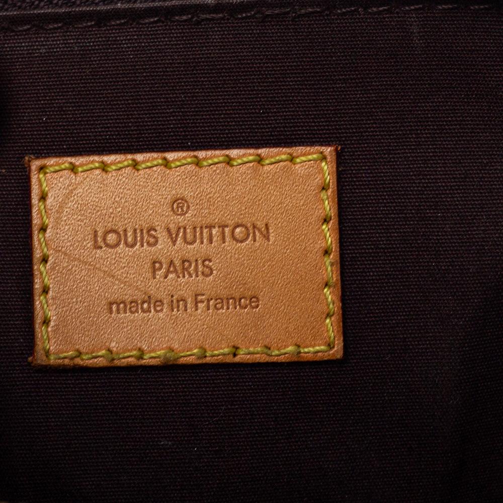 Louis Vuitton Amarante Monogram Vernis Leather Alma PM Bag 3