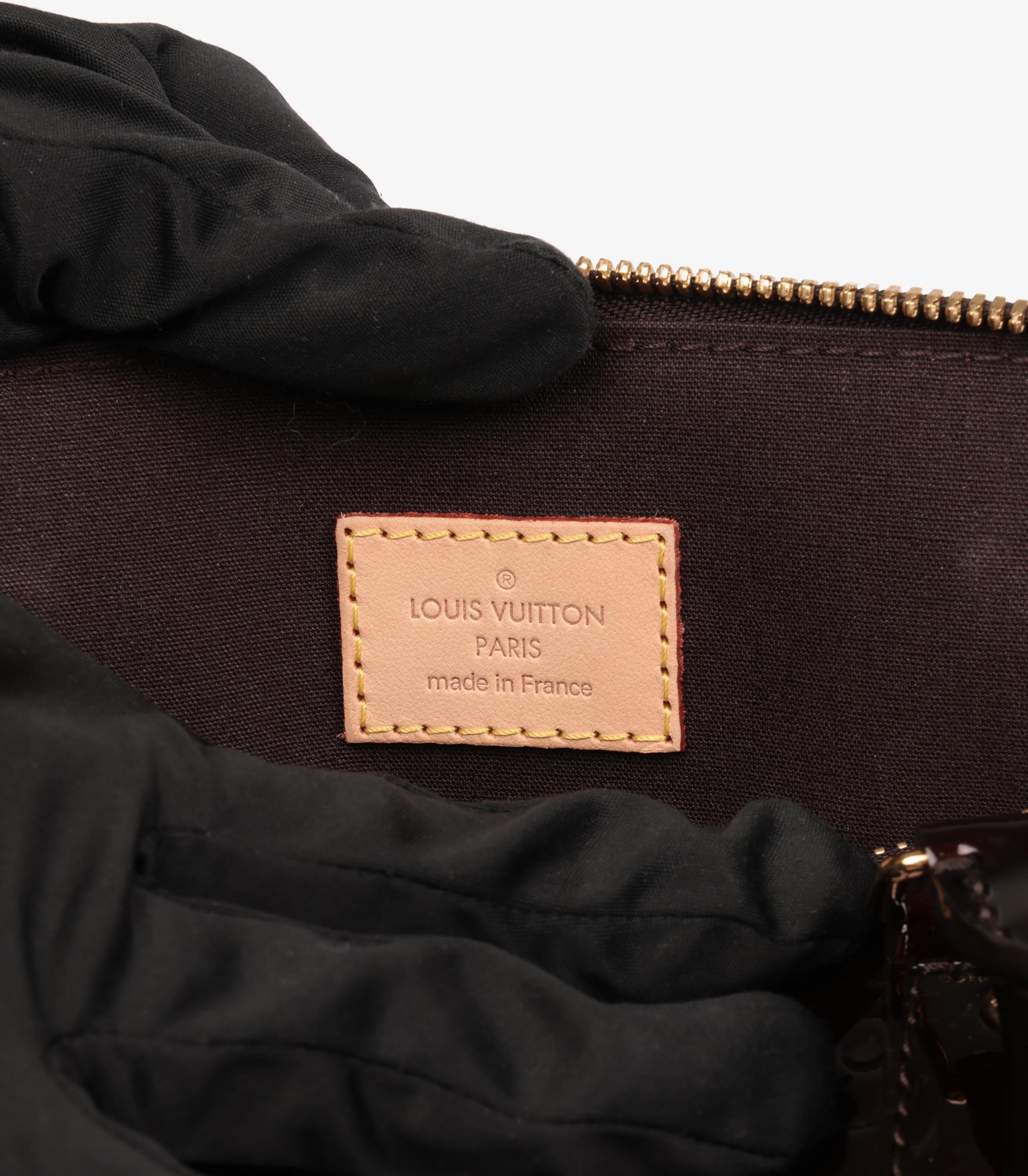 Louis Vuitton Amarante Monogram Vernis Leather Alma PM For Sale 3
