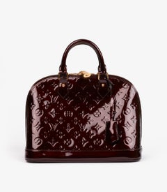 Louis Vuitton Amarante Monogramme Vernis Cuir Alma PM