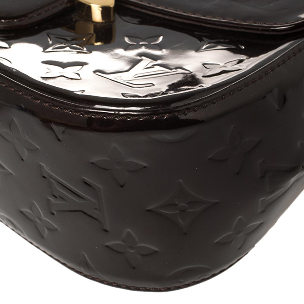 Louis Vuitton Amarante Monogram Vernis Leather Bellflower GM Bag 6