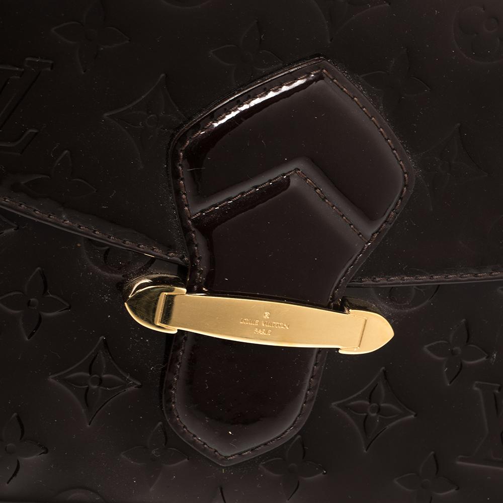 Louis Vuitton Amarante Monogram Vernis Leather Bellflower GM Bag 2