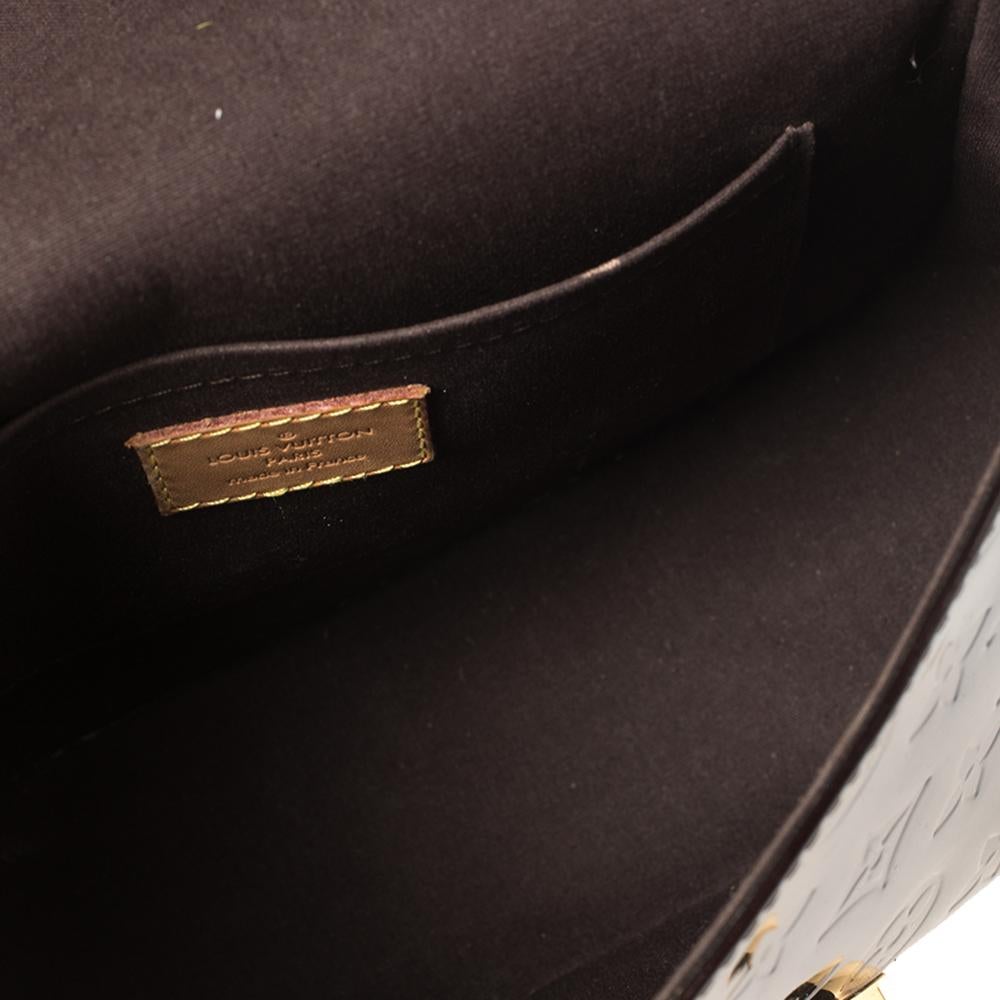 Louis Vuitton Amarante Monogram Vernis Leather Bellflower GM Bag 3