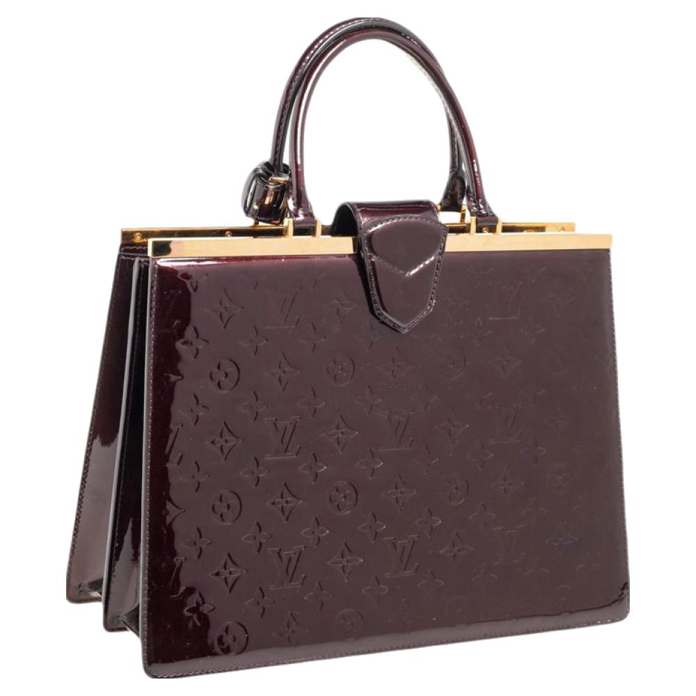 Louis Vuitton Amarante Monogram Vernis Leather Deesse GM Bag In Good Condition In Dubai, Al Qouz 2