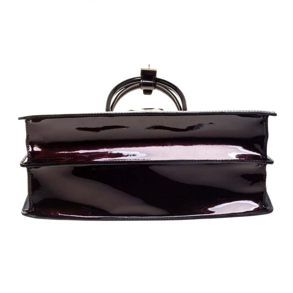 Louis Vuitton Amarante Monogram Vernis Leather Deesse GM Bag 4
