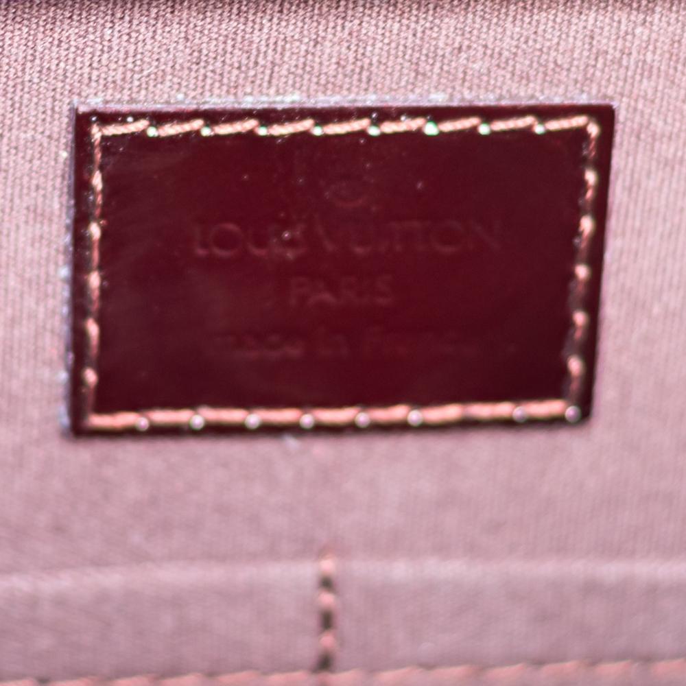 Louis Vuitton Amarante Monogram Vernis Leather Deesse GM Bag 4