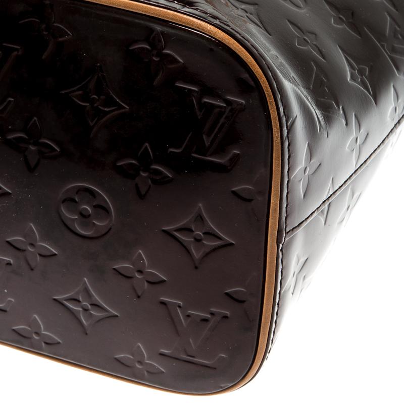 Louis Vuitton Amarante Monogram Vernis Leather Houston Bag 5