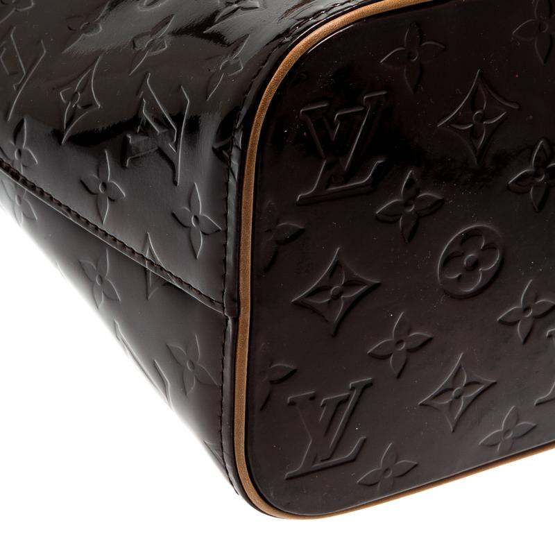 Louis Vuitton Amarante Monogram Vernis Leather Houston Bag 1