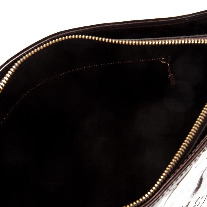 Louis Vuitton Amarante Monogram Vernis Leather Houston Bag 4