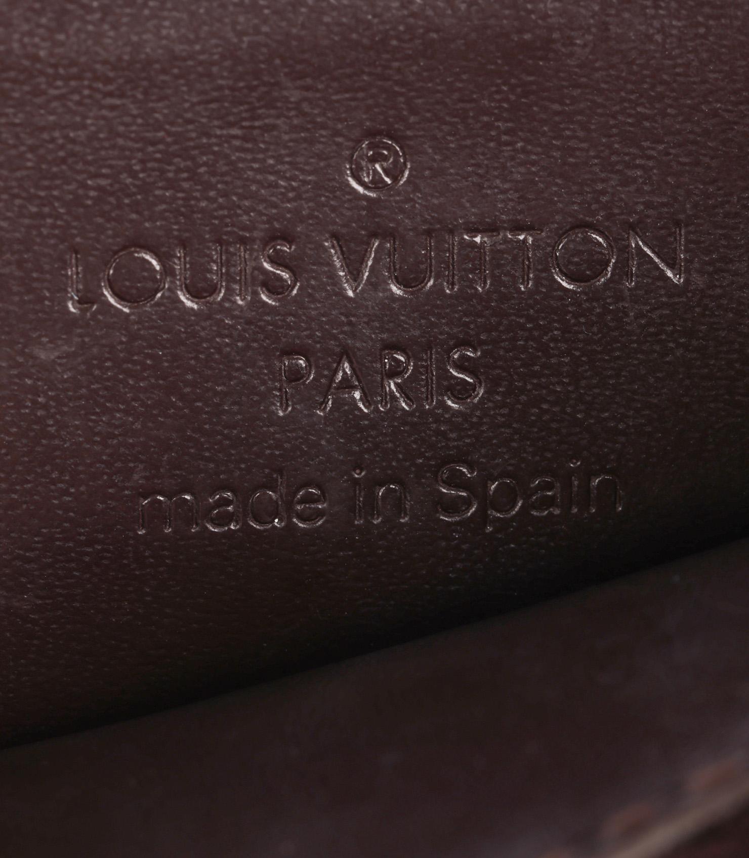 Louis Vuitton Amarante Monogram Vernis Leder Pochette Cles im Angebot 4