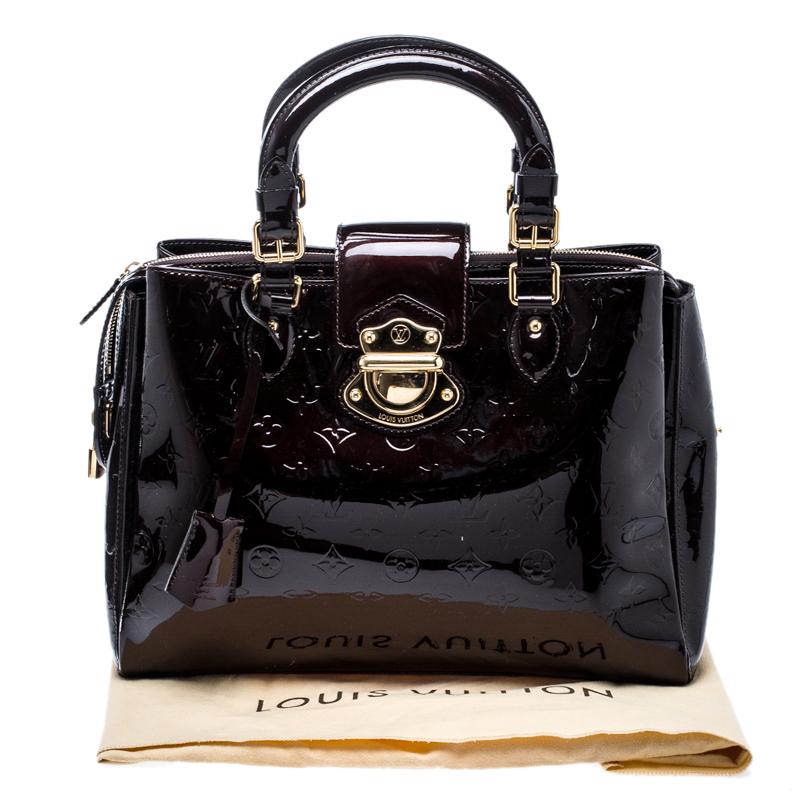 Louis Vuitton Amarante Monogram Vernis Melrose Avenue Bag 6