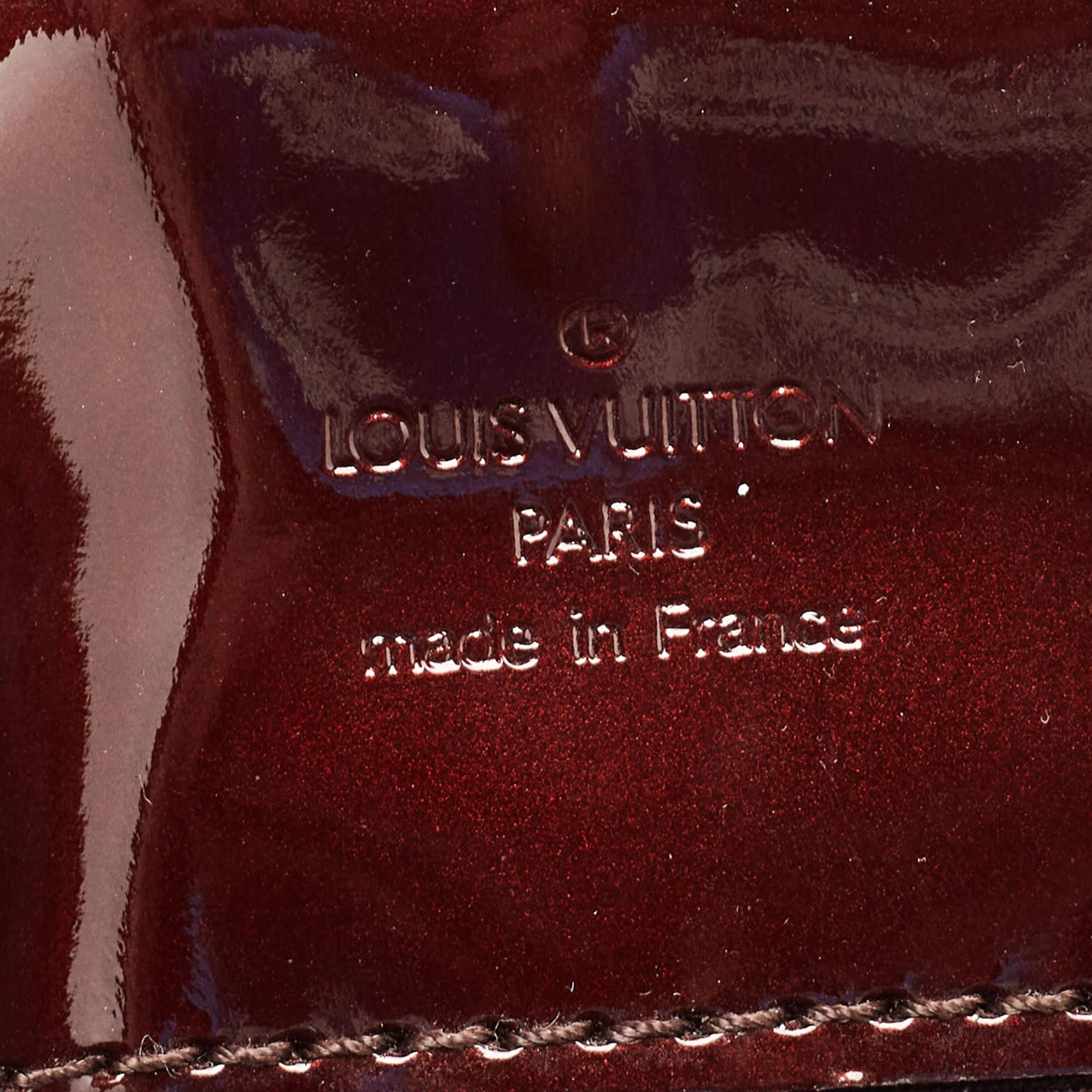 Louis Vuitton Amarante Monogram Vernis Melrose Avenue Bag 7