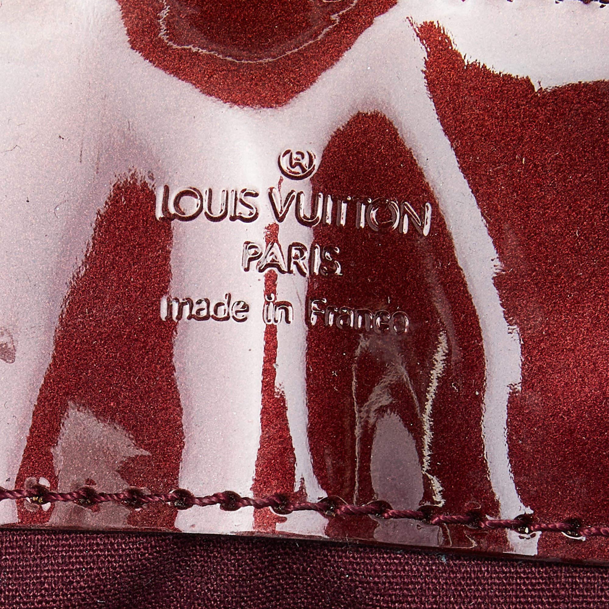 Louis Vuitton Amarante Monogram Vernis Melrose Avenue Bag 6