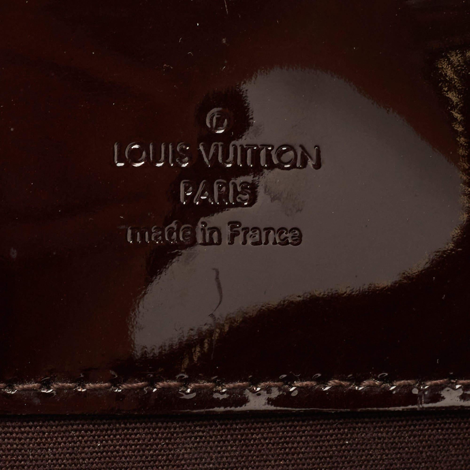Amarante Monogrammierte Vernis Melrose Avenue Tasche von Louis Vuitton 7