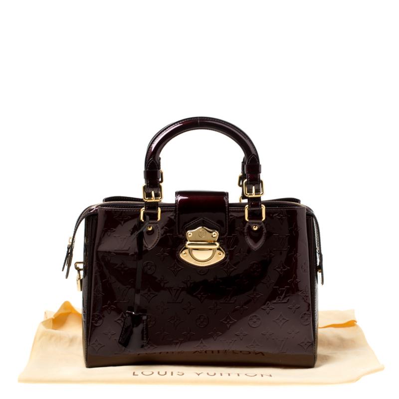 Louis Vuitton Amarante Monogram Vernis Melrose Avenue Bag 8