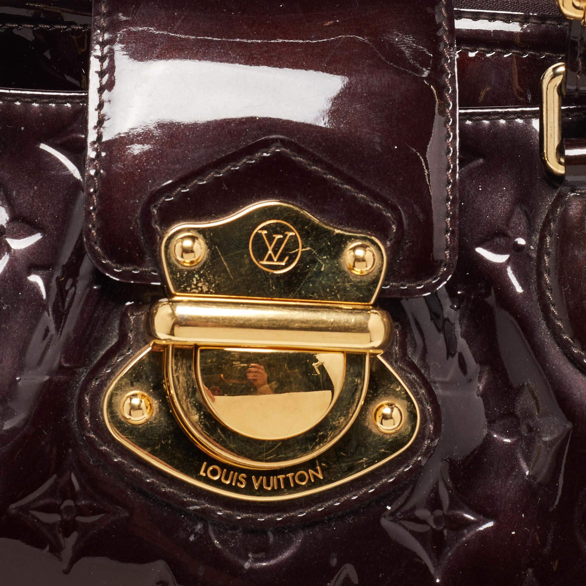 Louis Vuitton Amarante Monogram Vernis Melrose Avenue Bag 13