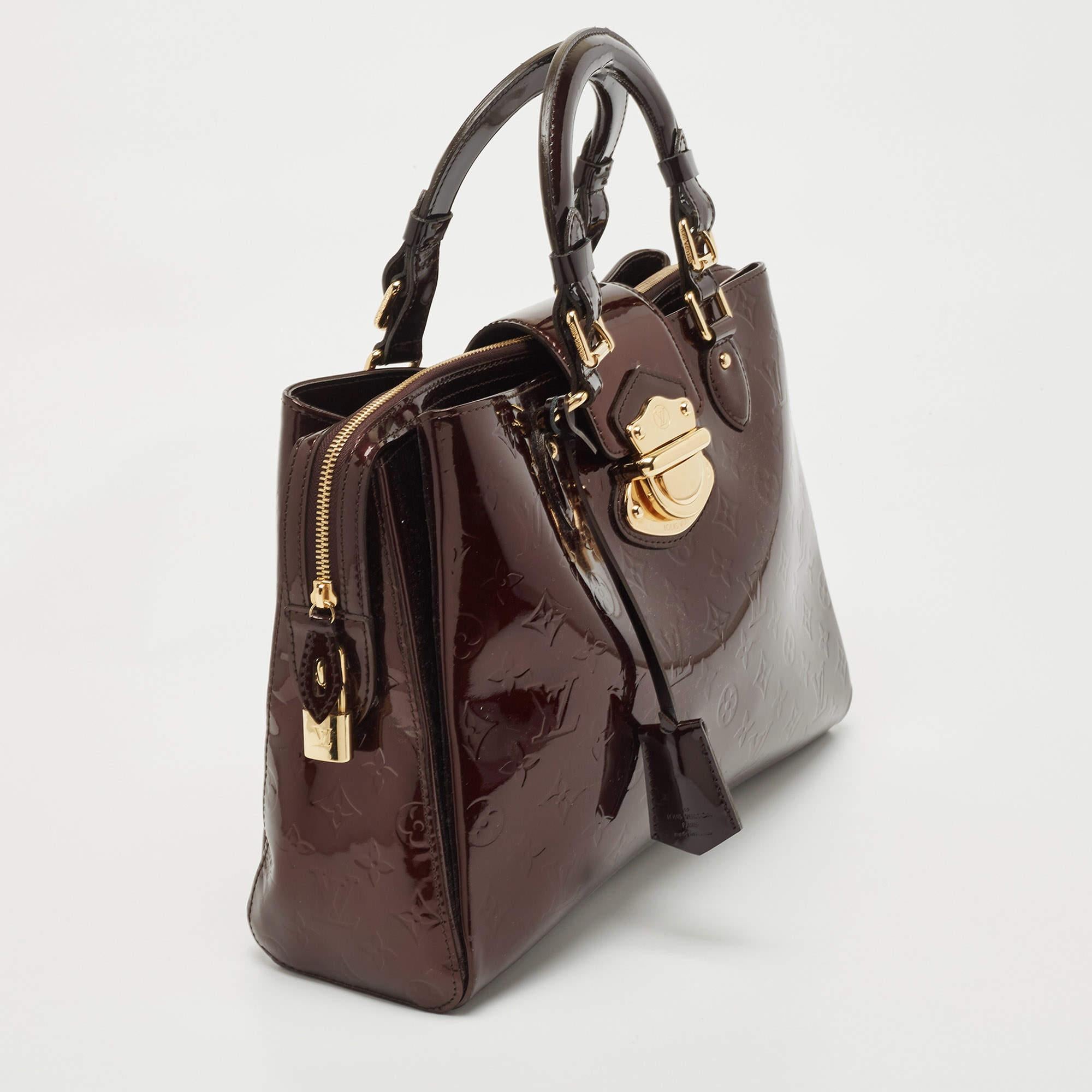 Men's Louis Vuitton Amarante Monogram Vernis Melrose Avenue Bag