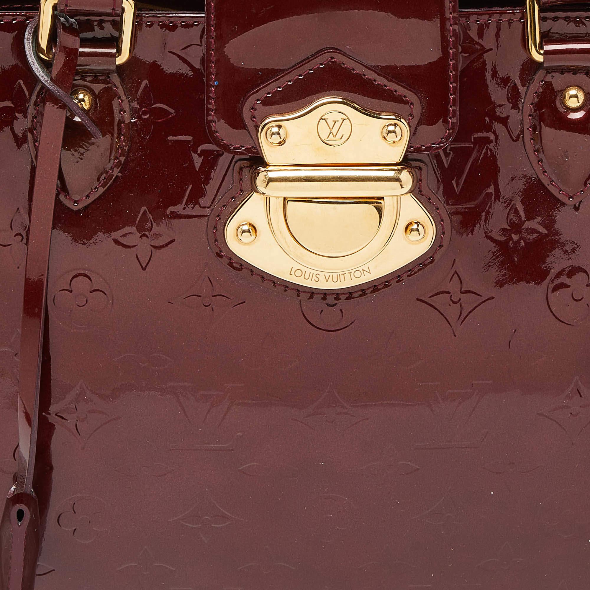 Women's Louis Vuitton Amarante Monogram Vernis Melrose Avenue Bag