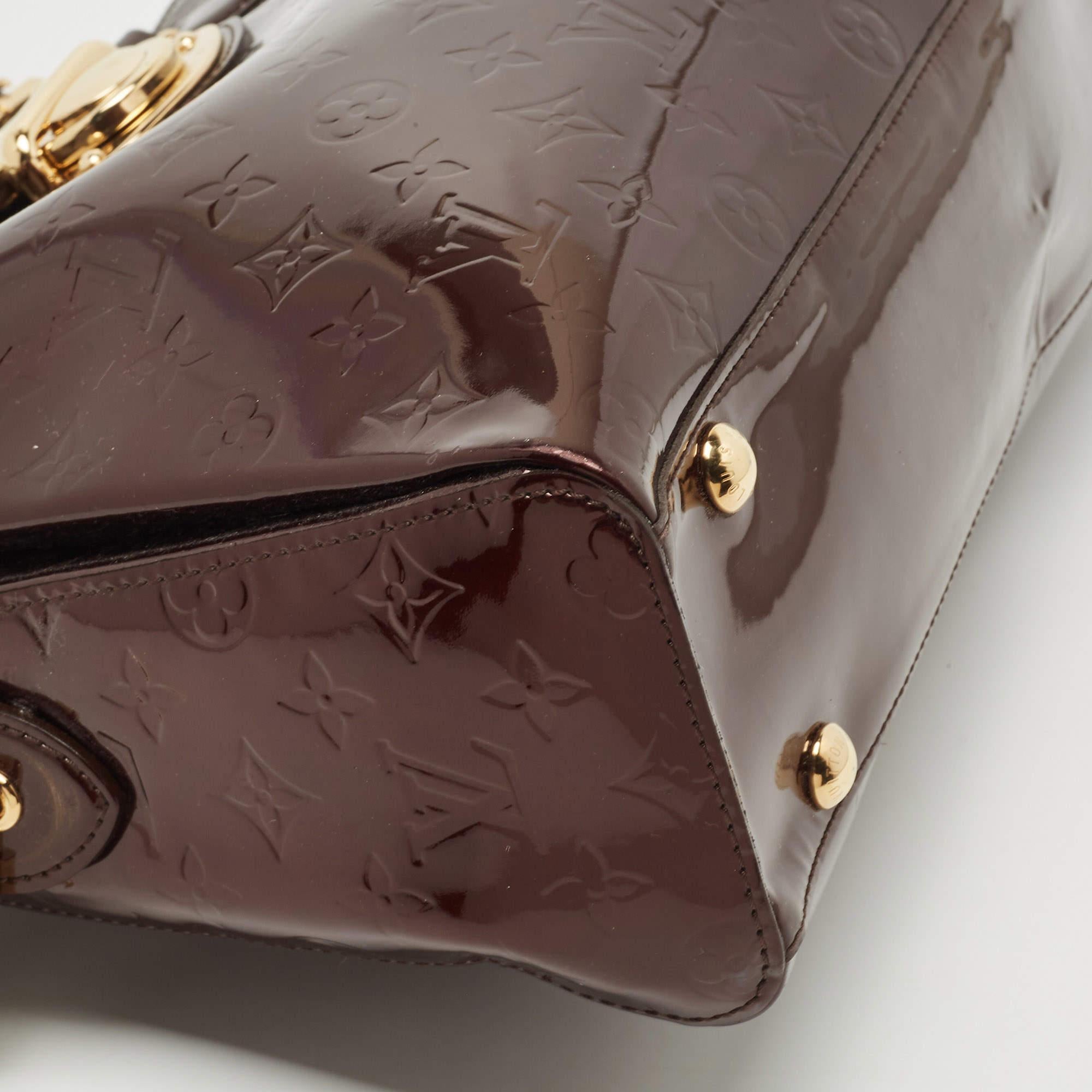 Amarante Monogrammierte Vernis Melrose Avenue Tasche von Louis Vuitton 2