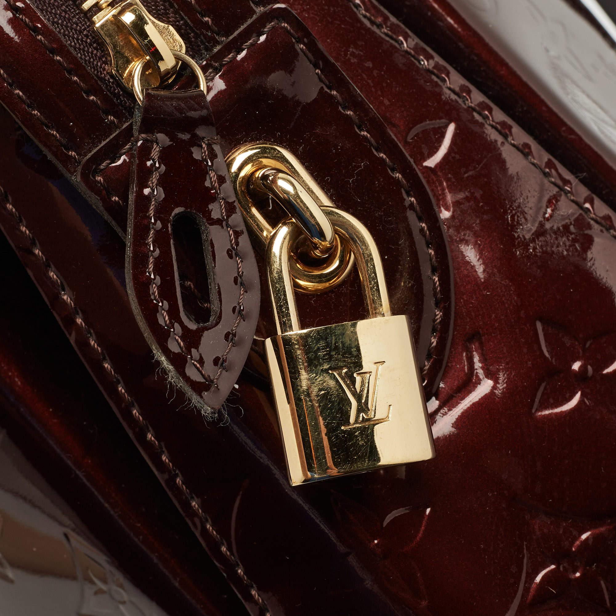 Amarante Monogrammierte Vernis Melrose Avenue Tasche von Louis Vuitton 4