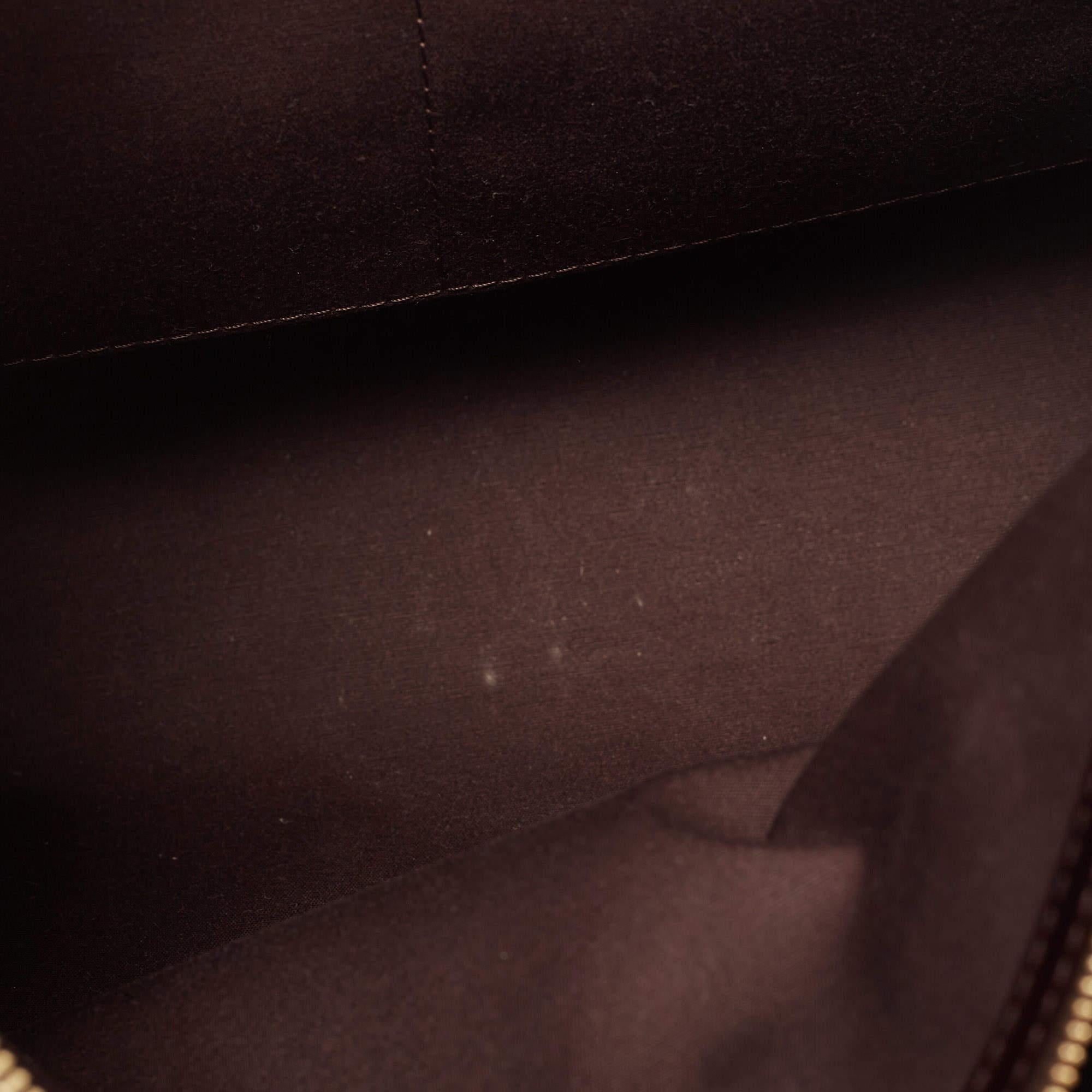 Louis Vuitton Amarante Monogram Vernis Melrose Avenue Bag 5