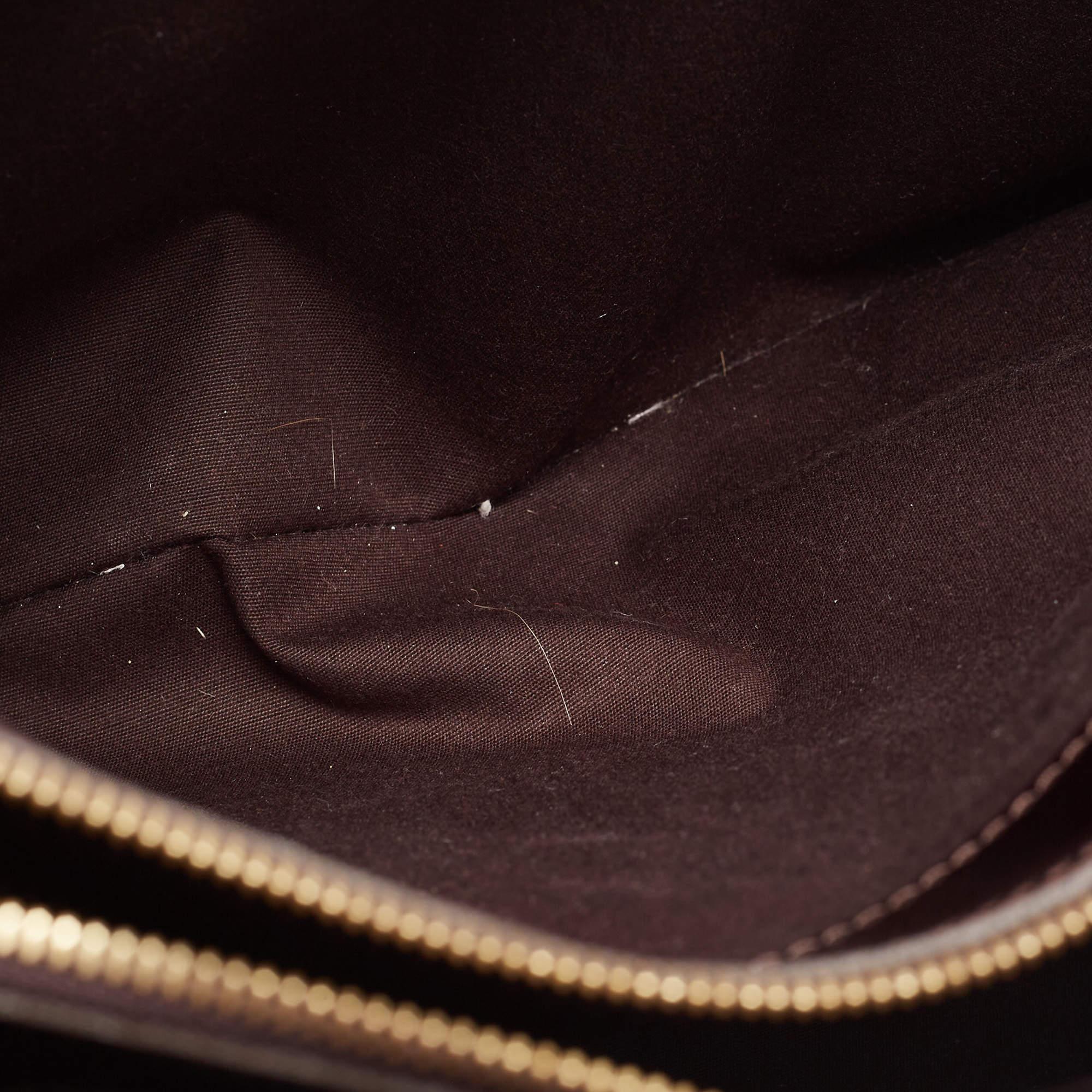 Louis Vuitton Amarante Monogram Vernis Melrose Avenue Bag 4
