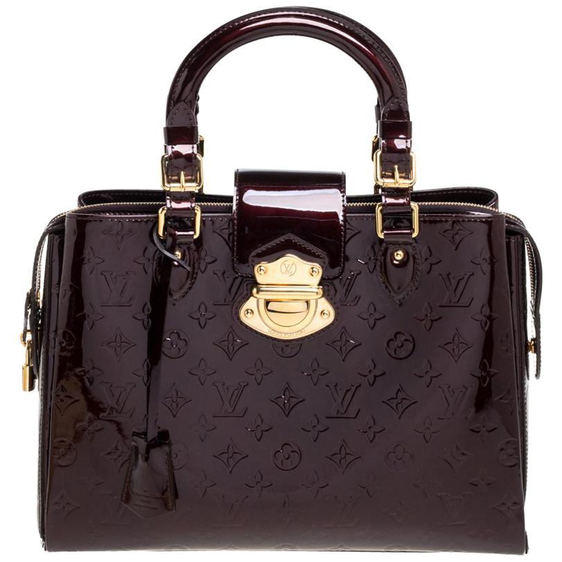 Louis Vuitton Amarante Monogram Vernis Melrose Avenue Bag