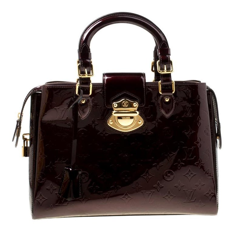 Louis Vuitton Amarante Monogram Vernis Melrose Avenue Bag For Sale at 1stdibs