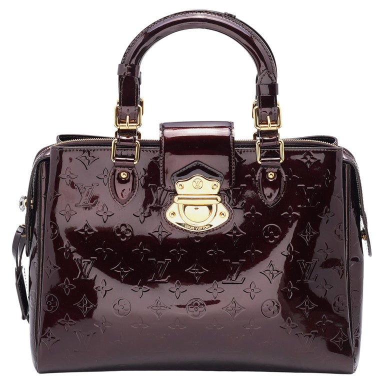 At Auction: Louis Vuitton, Louis Vuitton Amarante Monogram Vernis Melrose  Avenue Bag