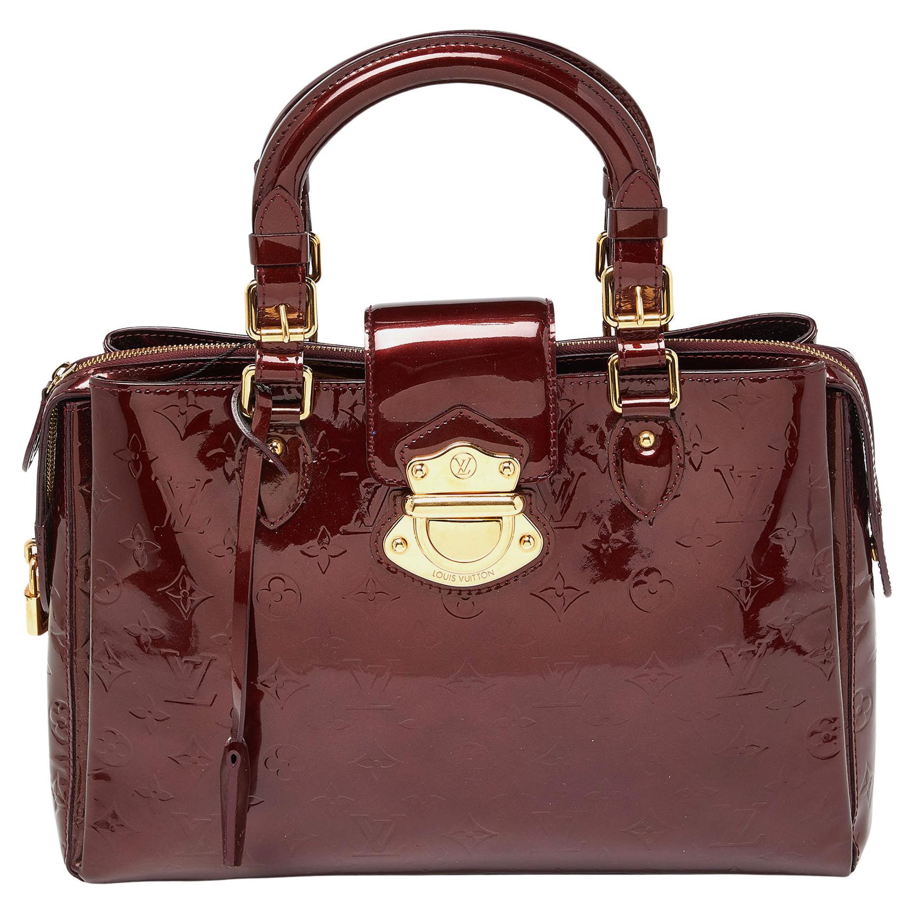 Amarante Monogrammierte Vernis Melrose Avenue Tasche von Louis Vuitton