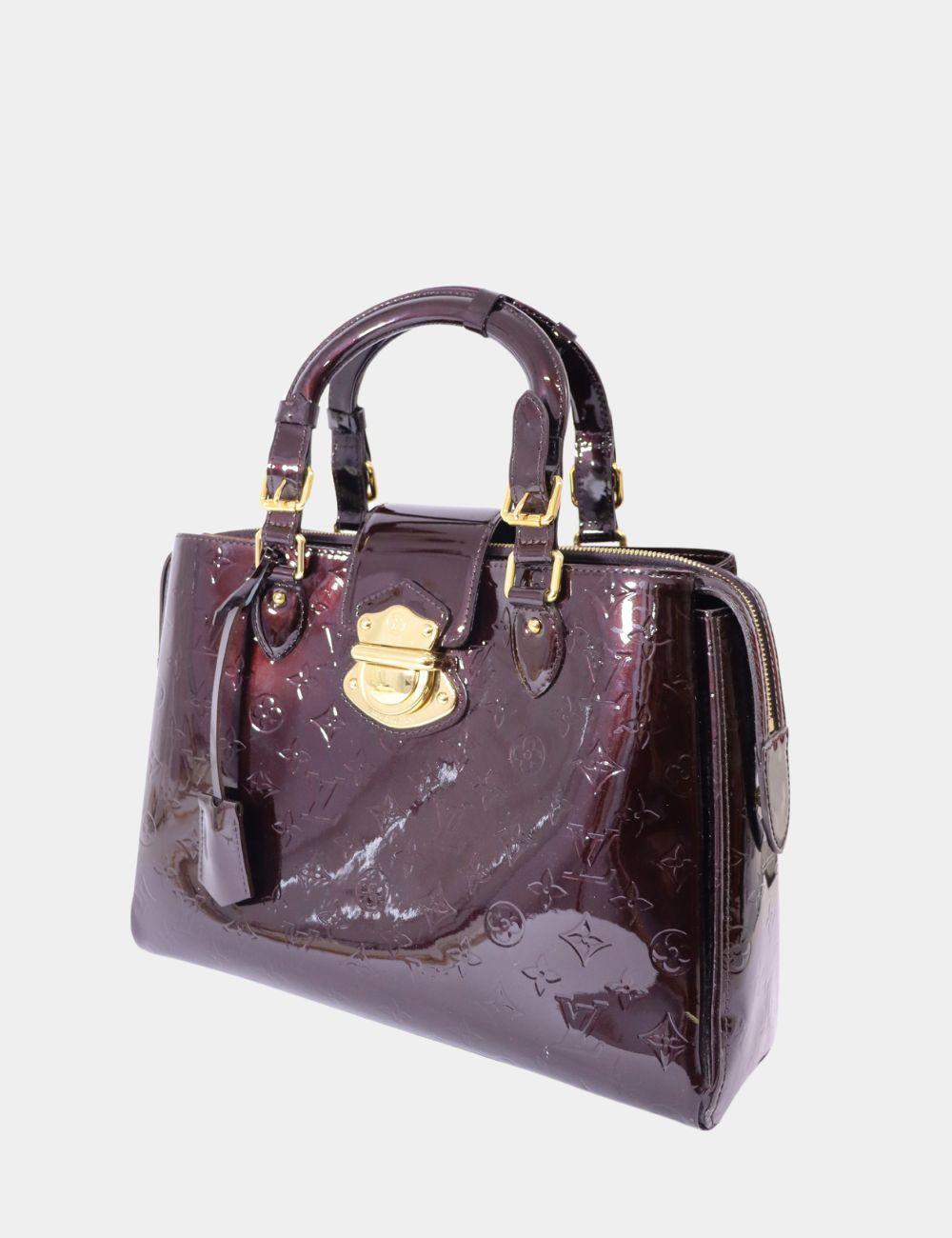 Louis Vuitton Amarante Monogramme Vernis Melrose Avenue Pour femmes en vente