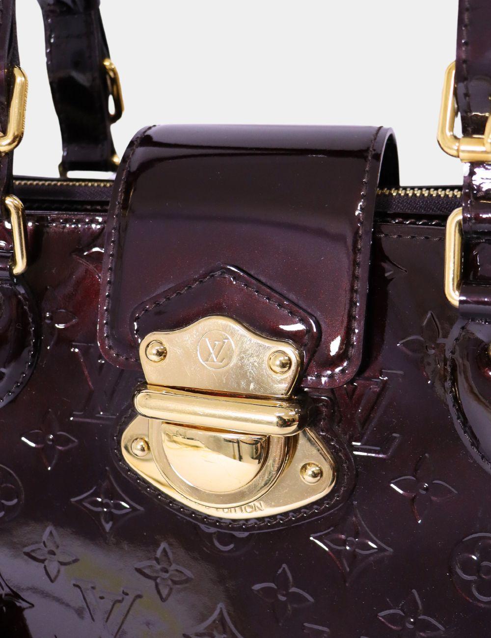 Louis Vuitton Amarante Monogramme Vernis Melrose Avenue en vente 1
