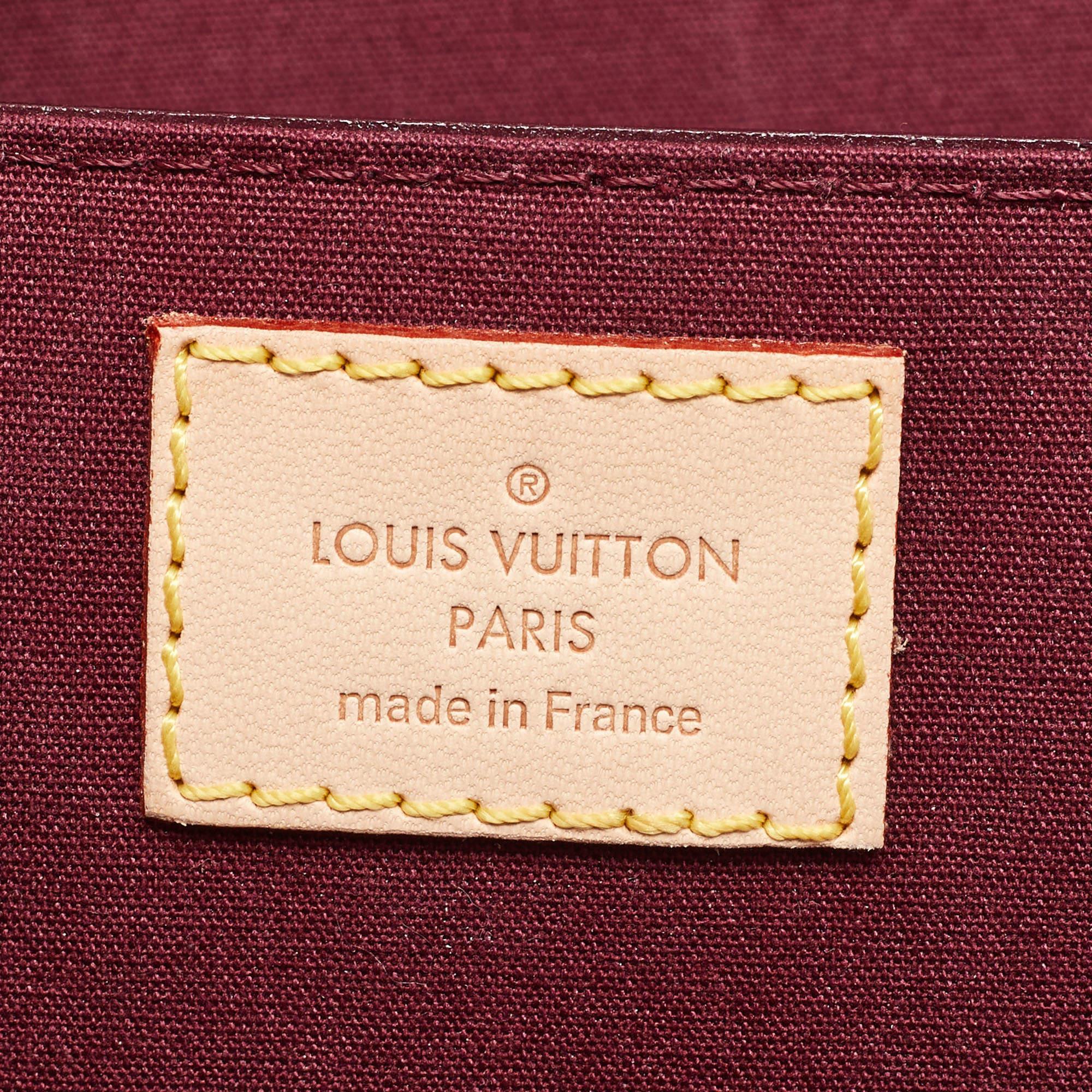 Louis Vuitton Amarante Monogram Vernis Mirada Bag For Sale 9