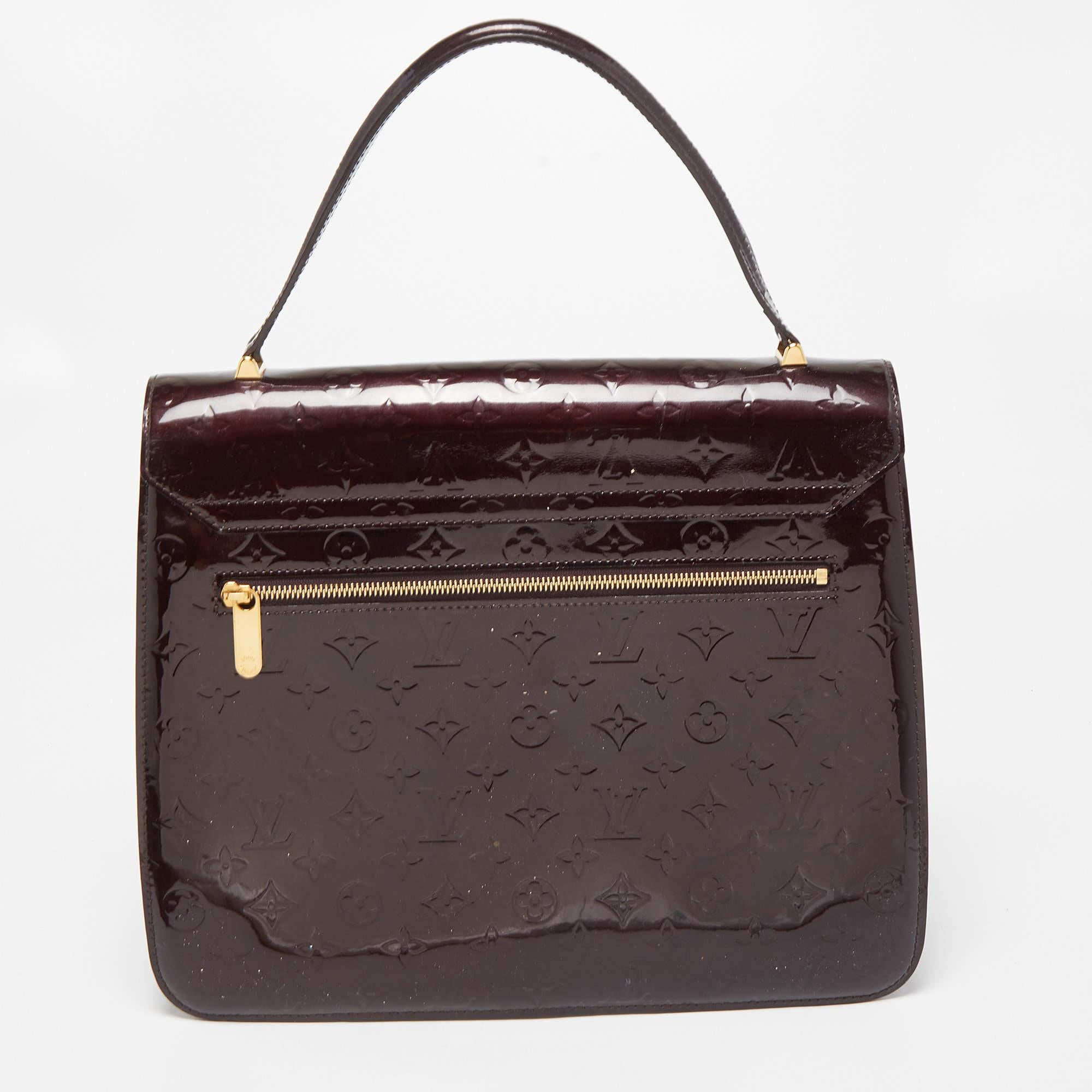 Louis Vuitton Amarante Monogram Vernis Mirada Bag 1