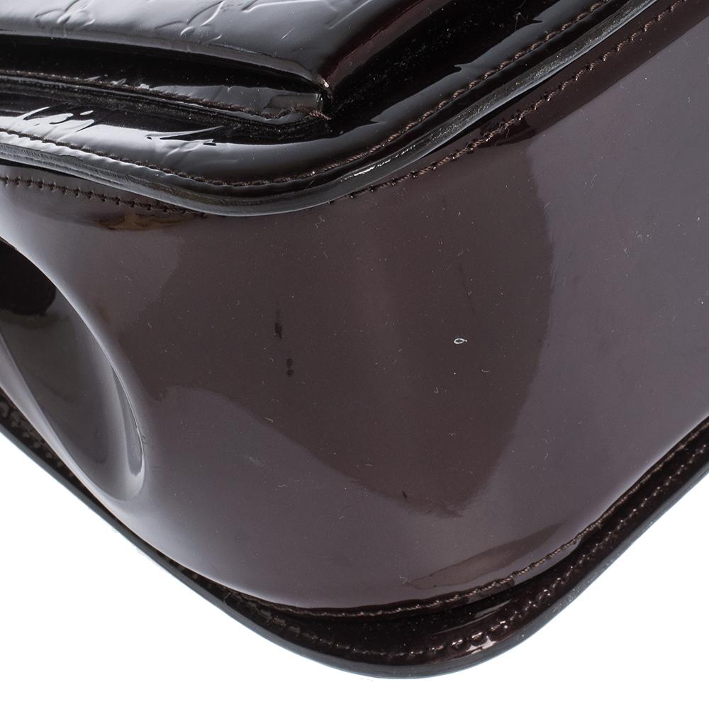 Black Louis Vuitton Amarante Monogram Vernis Mirada Bag