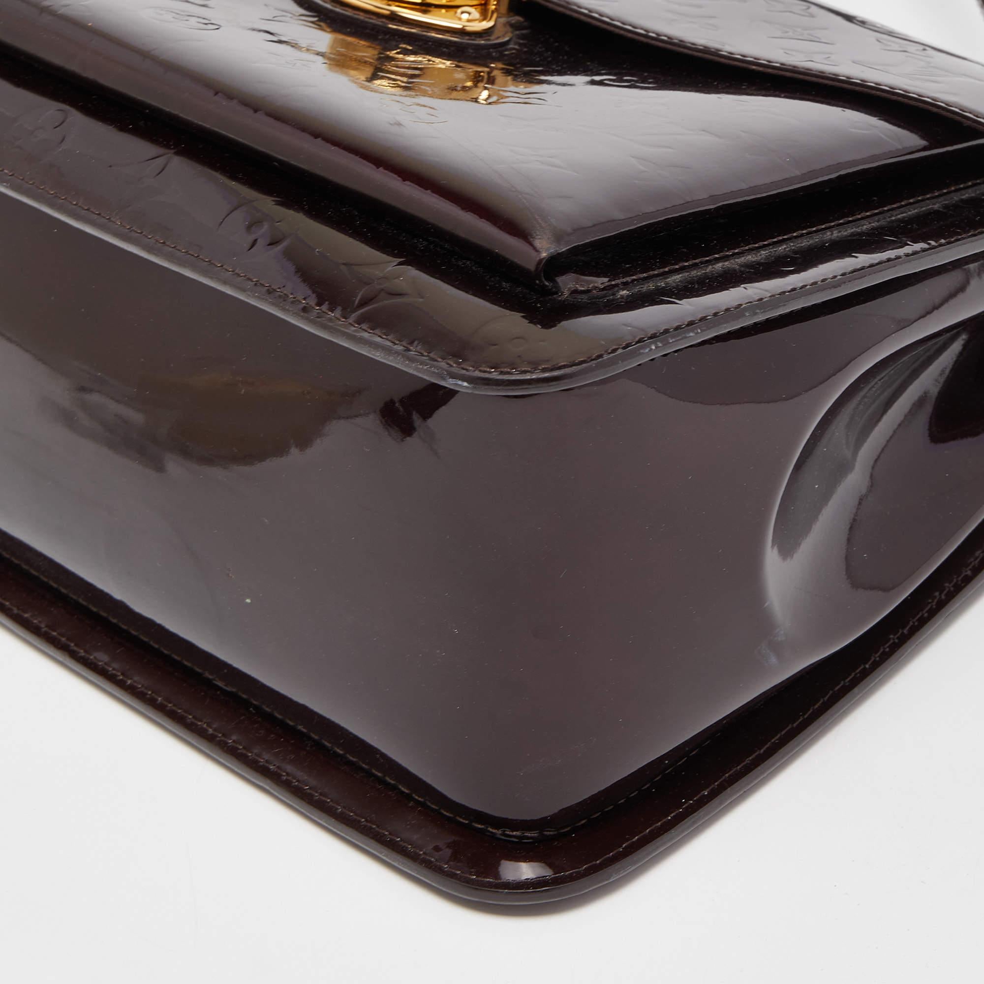 Louis Vuitton Amarante Monogram Vernis Mirada Bag 2
