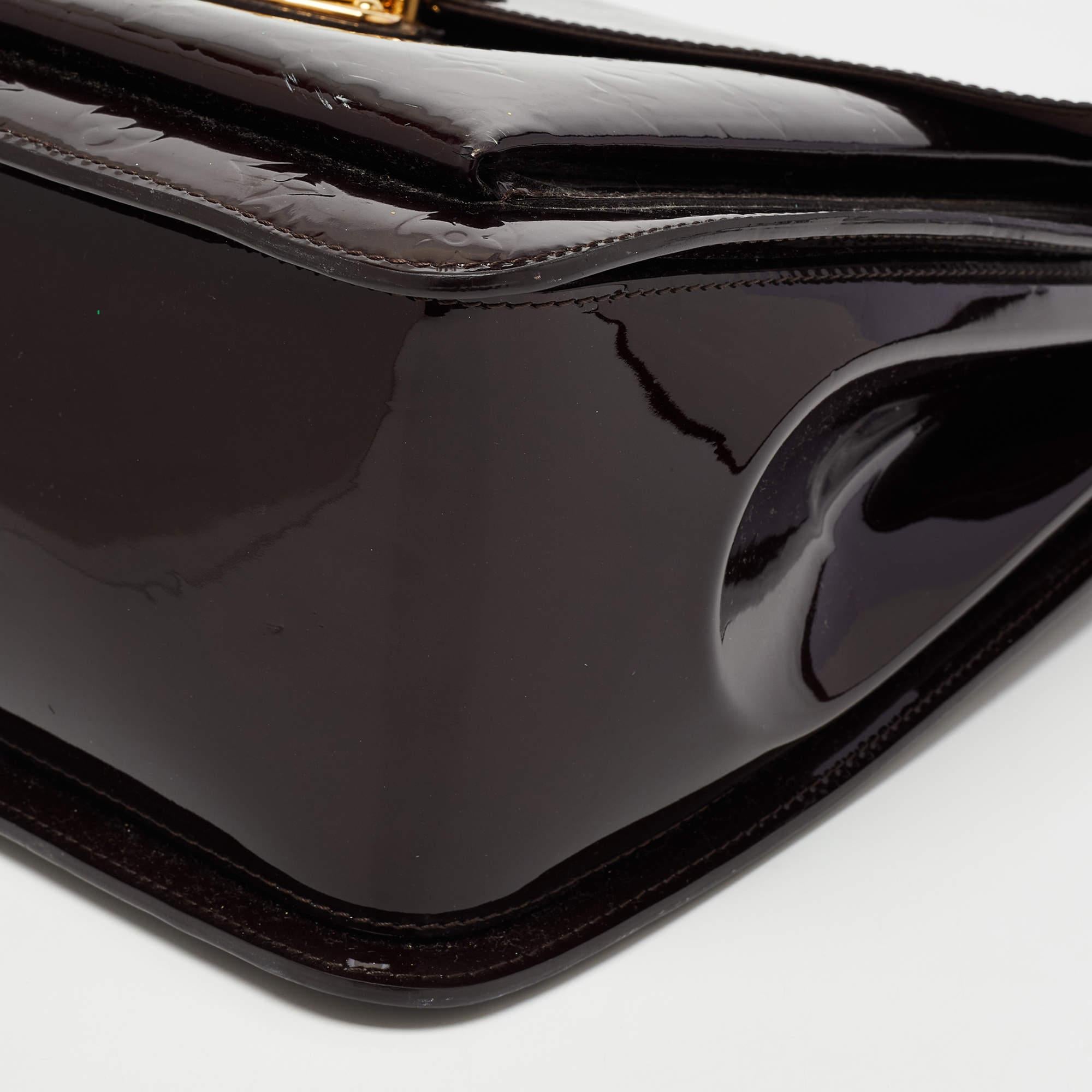 Louis Vuitton Amarante Monogram Vernis Mirada Bag 3