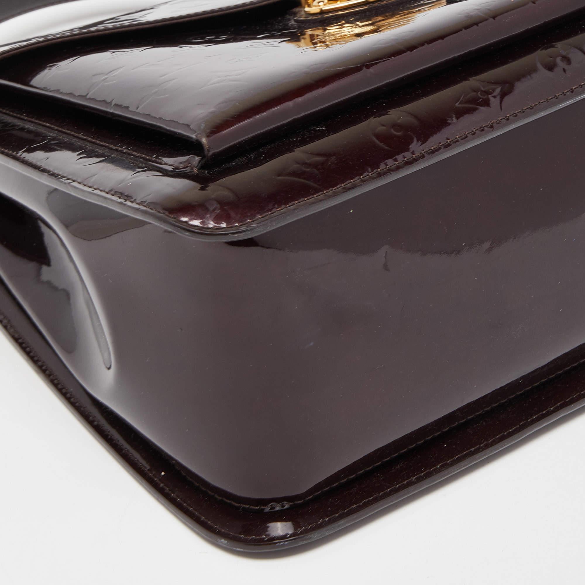 Louis Vuitton Amarante Monogram Vernis Mirada Bag 3