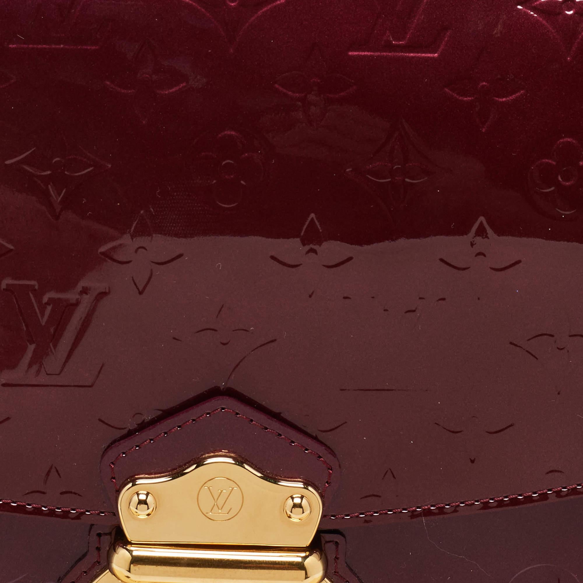 Louis Vuitton Amarante Monogram Vernis Mirada Bag For Sale 5
