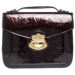 Mirada patent leather handbag Louis Vuitton Burgundy in Patent