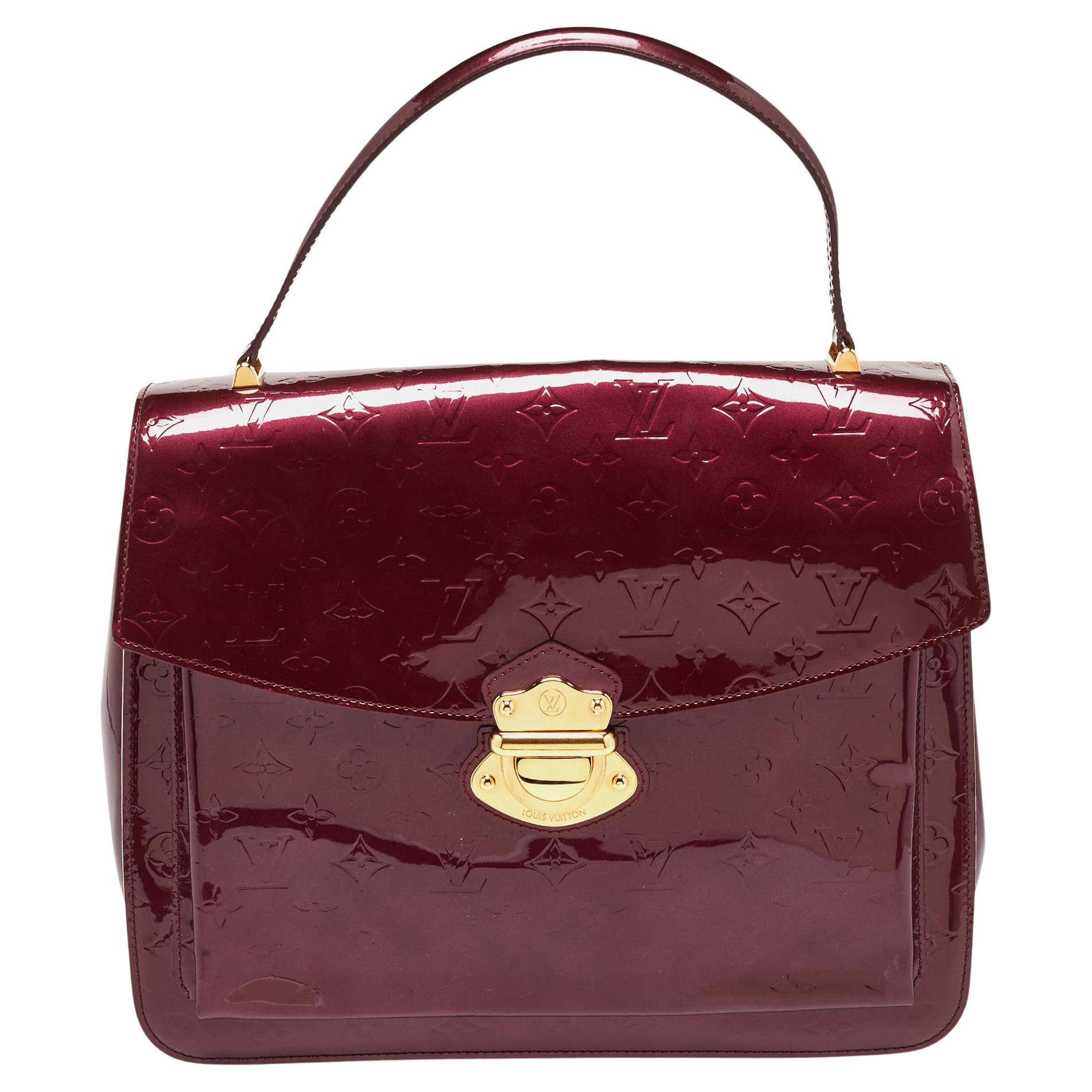 Louis Vuitton Amarante Monogram Vernis Mirada Bag