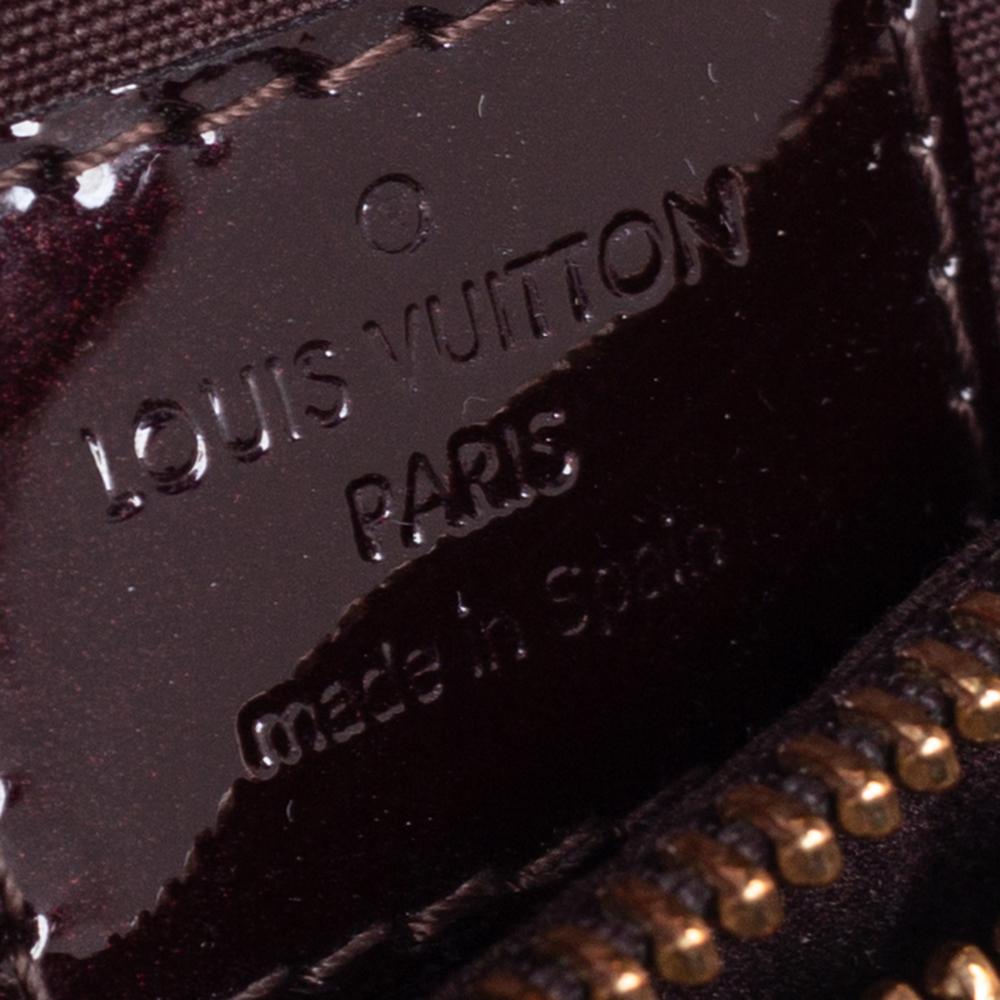 Louis Vuitton Amarante Monogram Vernis Montaigne BB Bag 6