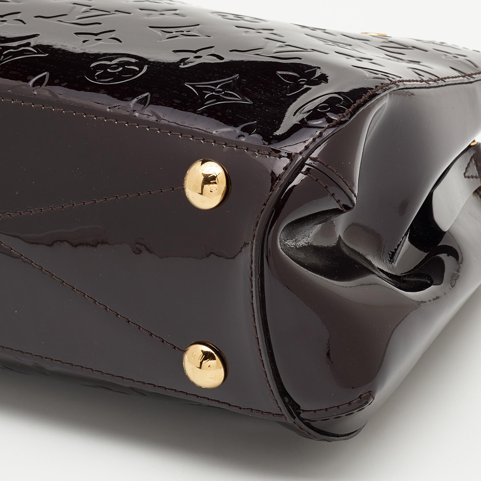 Louis Vuitton Amarante Monogram Vernis Montaigne BB Bag 5