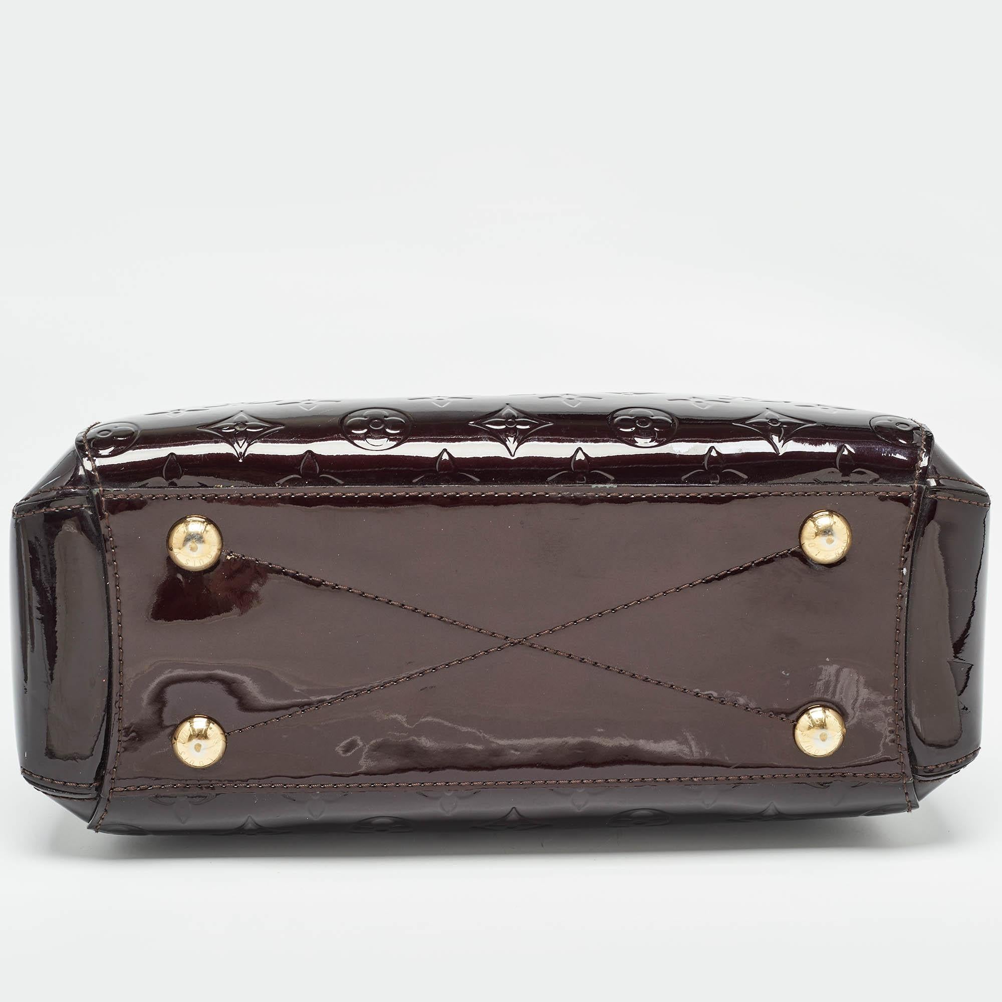 Louis Vuitton Amarante Monogram Vernis Montaigne BB Bag 1