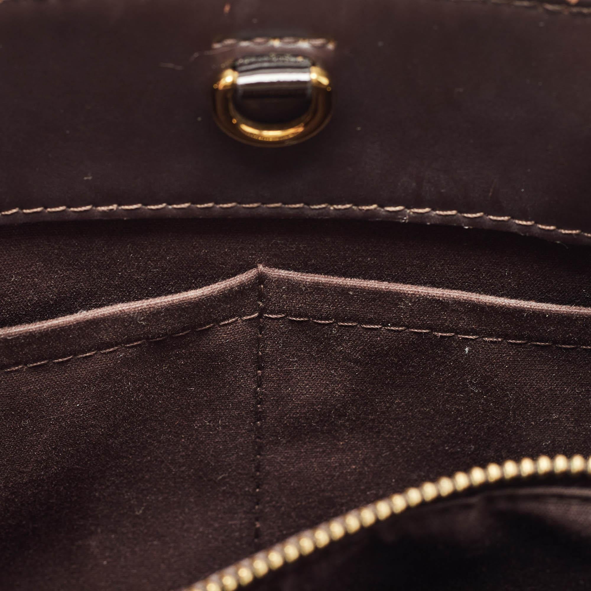Louis Vuitton Amarante Monogram Vernis Montaigne BB Bag 2